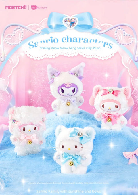 Moetch x Sanrio Shining Meow Meow Kitty Plush Pendant Blind Box Series