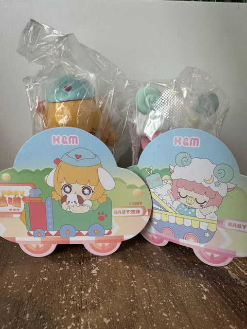 Clearance 170 - kimmy and Miki car pair 3