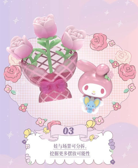 TopToy Kuromi and My Melody Bouquet Blister Gift Pack