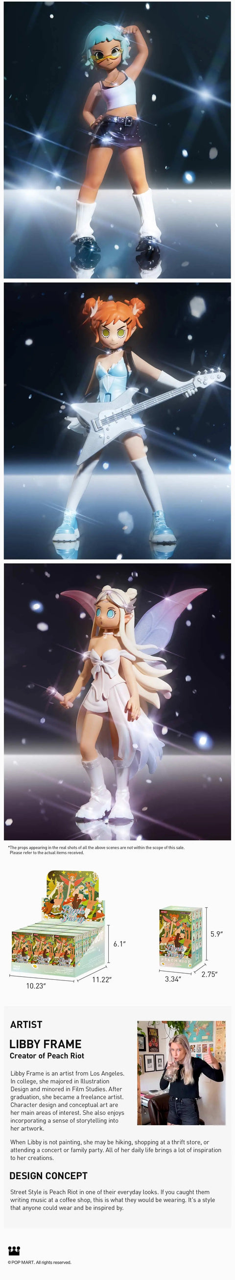 POPMART Peach Riot Punk Fairy Series