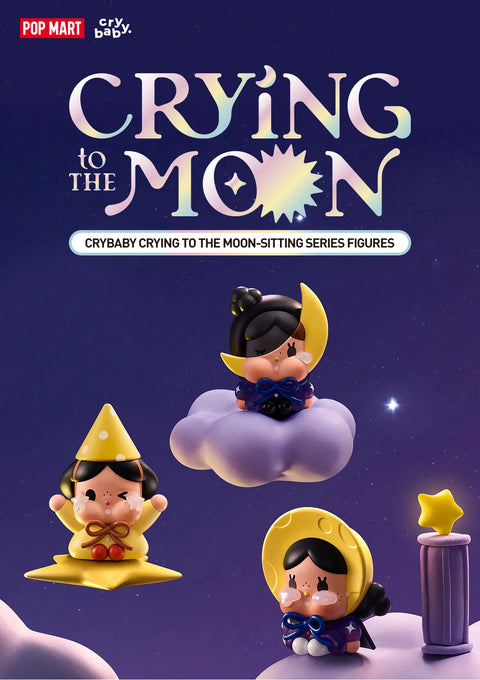 Popmart Cry Baby Crying to the Moon Baby Sitting Series Blind Box Series