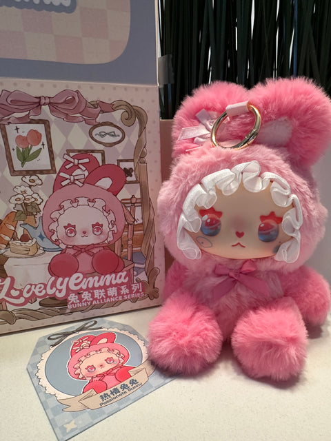 Sunday Claim Sale - Emma Hot Pink Bunny Plush