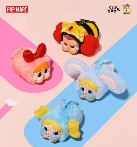 Popmart Cry Baby x Powerpuff Girls Plush Hangers
