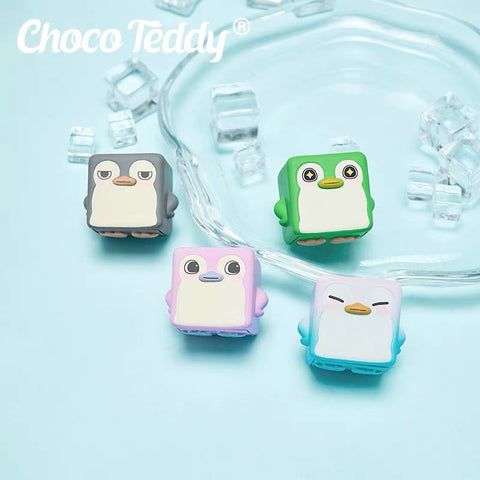 ChocoTeddy Square Penguins (Glow in the Dark) Miniature Series