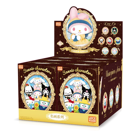 LCDX x Sanrio Famous Paintings Plush Pendant Blind Box Series