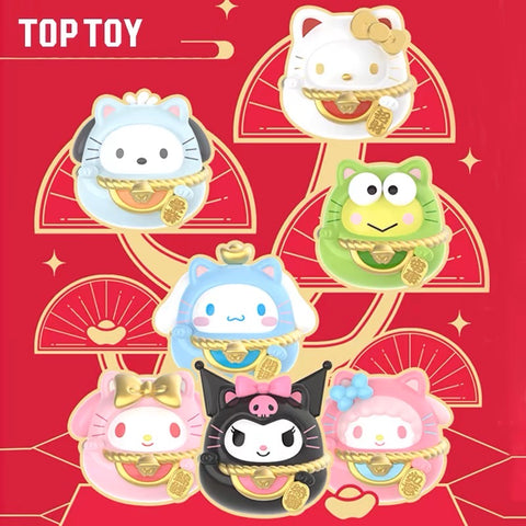 TopToy Lucky Cat Daruma Miniature Series 2