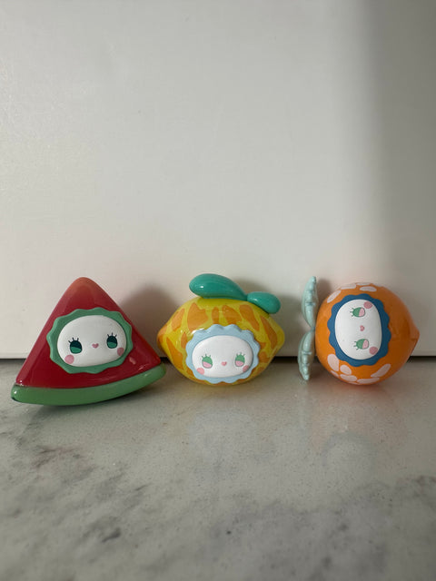 Sunday Claim Sale - Lot of Mini Emma fruits (different series with patterns)