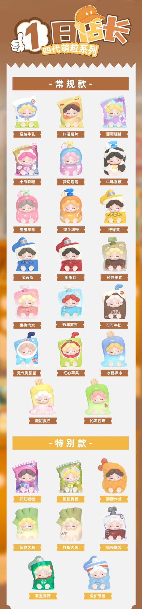 Wendy One Day Manager Snack Miniature Series