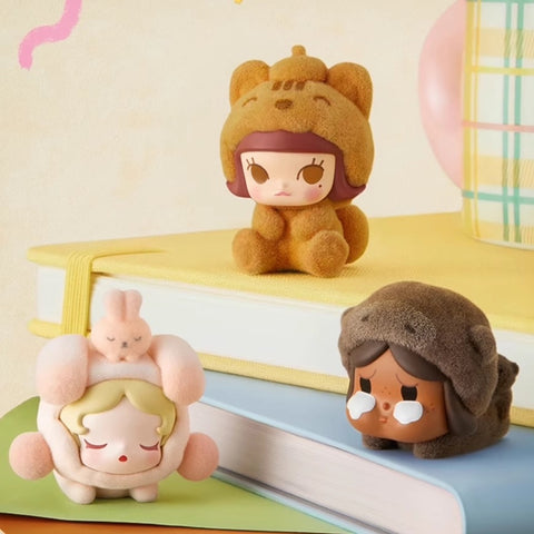 POPMART flocked PJ Beans