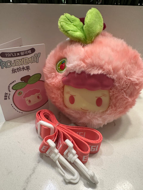 Sunday Claim Sale - 1983x Proudy Baby Apple plush BAG (yes this is a small plush purse or can be used as a charm)