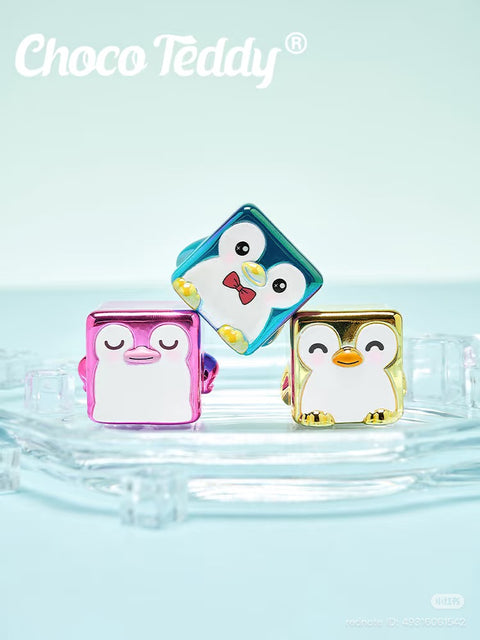 ChocoTeddy Square Penguins (Glow in the Dark) Miniature Series