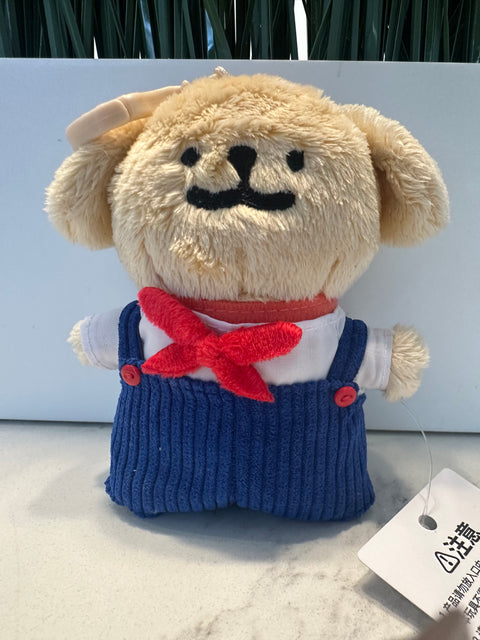 Sunday Claim Sale - Maltese in corduroy overall plush hanger