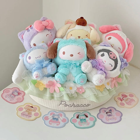 TopToy x Sanrio Play with Kitten Plush Charm Series