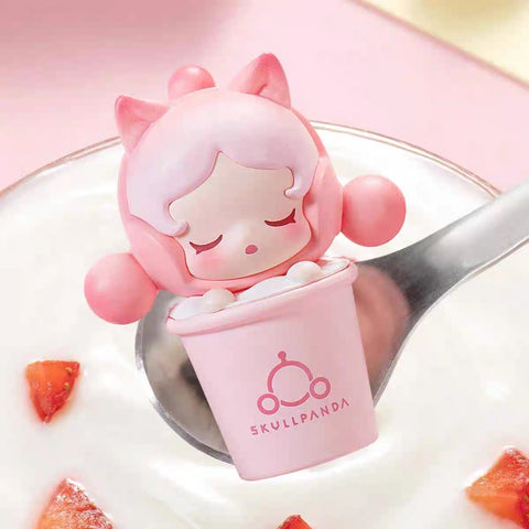 Popmart Strawberry Milk tea Boba Bean