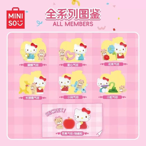 Miniso x Hello Kitty Balloon Blind Box Series