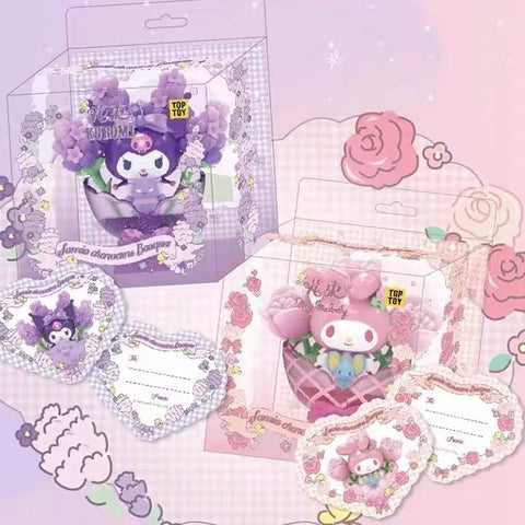 TopToy Kuromi and My Melody Bouquet Blister Gift Pack