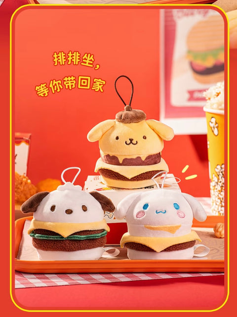 Moetch Sanrio Burger Plush Hanger Blind Bag series