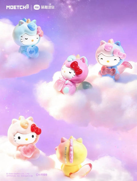 Moetch x Hello Kitty Dreamy Rainbow Unicorn Miniature Series