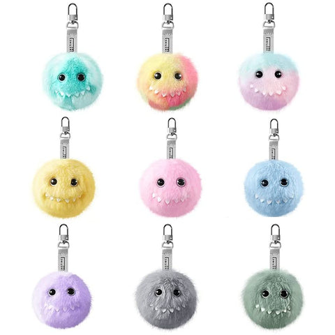 POPMART x Instinct Toy Fluffy Monster Plush Keychain Series 1