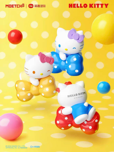 Moetch x Hello Kitty Colorful Rainbow Bows Miniature Series