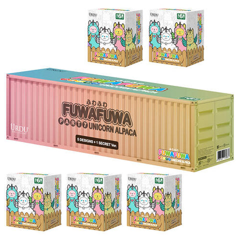 Urdu x FuwaFuwa Rainbow Unicorn Alpaca