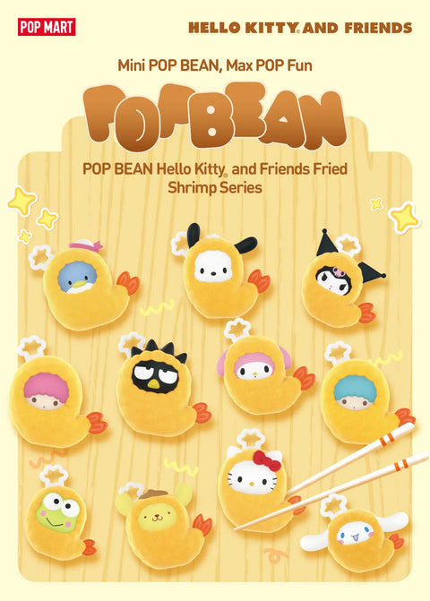 PREORDER - Popmart x Sanrio Characters Hello Kitty and Friends Tempura Fried Shrimp Pop Beans Series