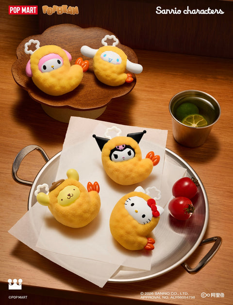 PREORDER - Popmart x Sanrio Characters Hello Kitty and Friends Tempura Fried Shrimp Pop Beans Series