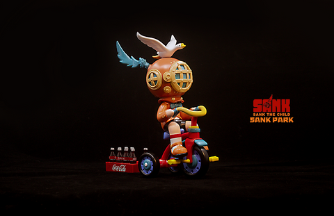 Sank Park Fly Away Home White Swan (with free miniature cola bottles provided by ToyDonutShop)