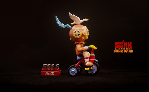 Sank Park Fly Away Home White Swan (with free miniature cola bottles provided by ToyDonutShop)