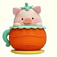 Lulu the Piggy Car Screen Scented Miniature Series