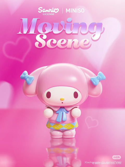 Miniso Kuromi and My Melody Moving Scene Blind Box Seriss