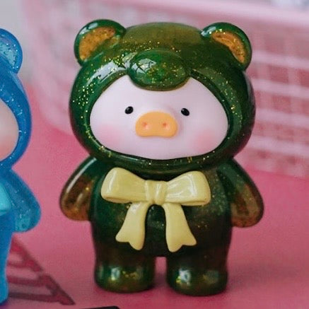 Lulu the Piggy Miniature Mineral Ore Teddy Mining Series