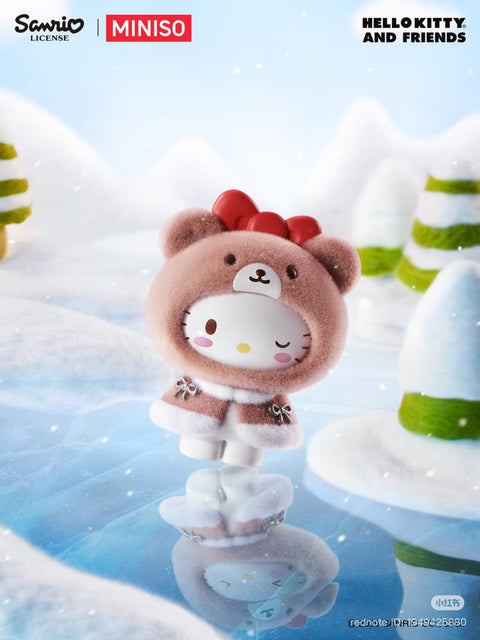 Miniso x Sanrio Winter Coat Face Changing Pendant Blind Box Series