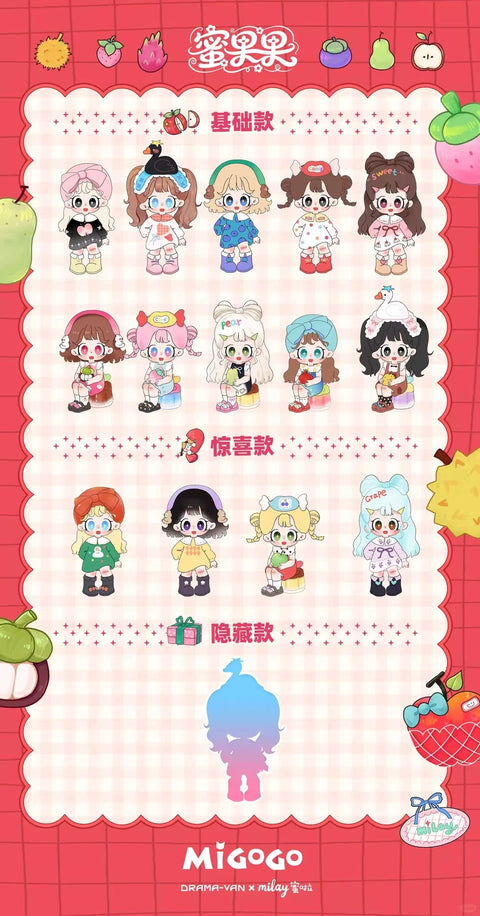 Migogo x Milay Sweet Fruit Fruit Blind Box Series