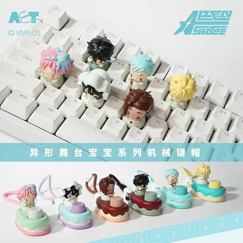 Alien Stage Baby Series Mechanical Keycaps Blind Box