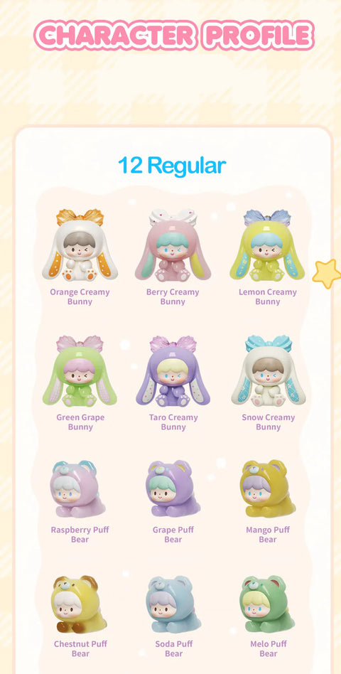 Zzoton x Molinta Sweet Cream Miniature Series