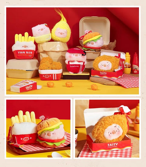 Pote Pig Yummy Yummy Fast Food Plushie Series