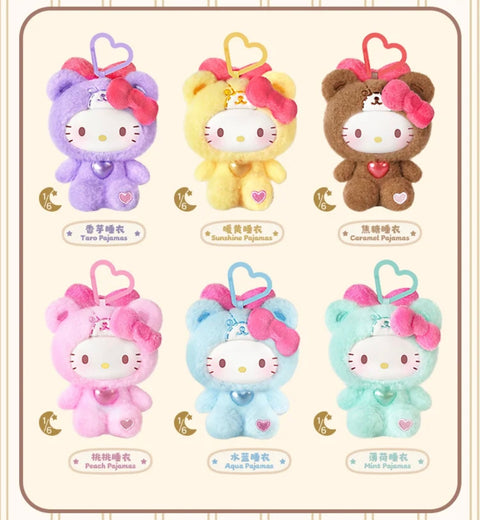 TopToy Hello Kitty Teddy PJs Plush Pendant Blind Box Series