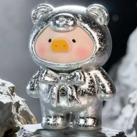 Lulu the Piggy Miniature Mineral Ore Teddy Mining Series