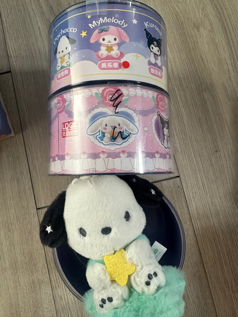 TDBF25 - Sanrio plush lot (Pochacco Cinna and Melody)