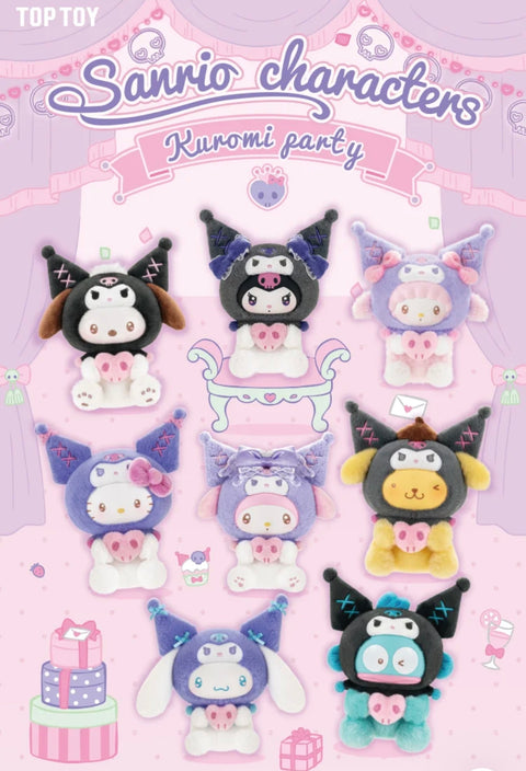 TopToy Kuromi Party Plush Pendant Blind Box Series