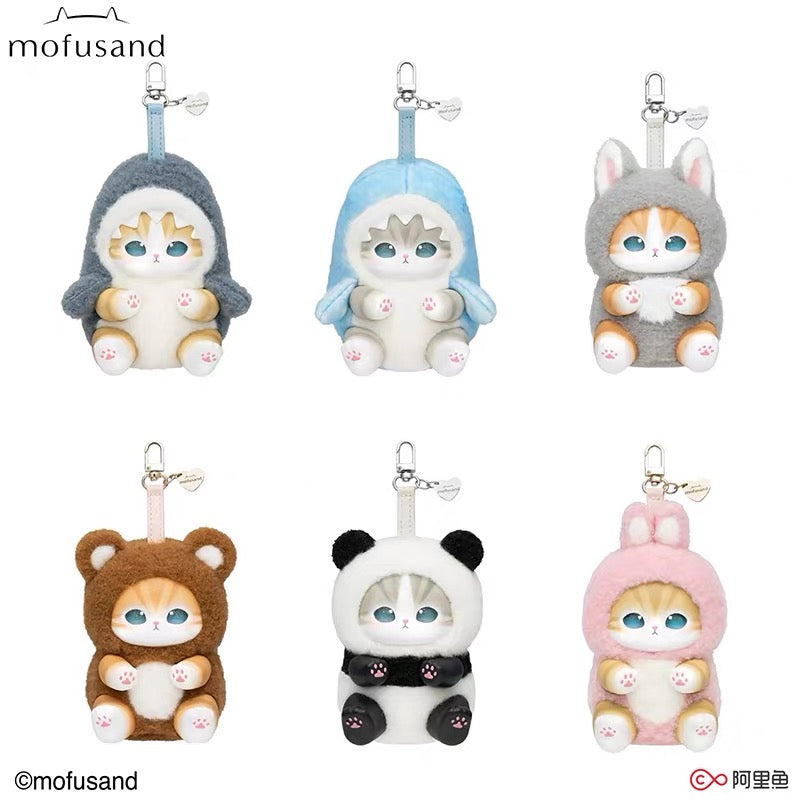 mofusand kiramekko ブラインドBOX 6個入り （未開封） Mofusand Kiramekko Fluffy Kittens Vinyl Plush Pendant Blind Box