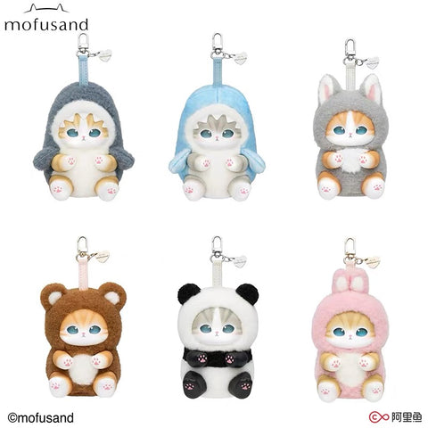 Mofusand Kiramekko Fluffy Kittens Vinyl Plush Pendant Blind Box