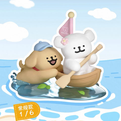Plzdot x Maltese Line Dog Happy Outing Blind Box Series