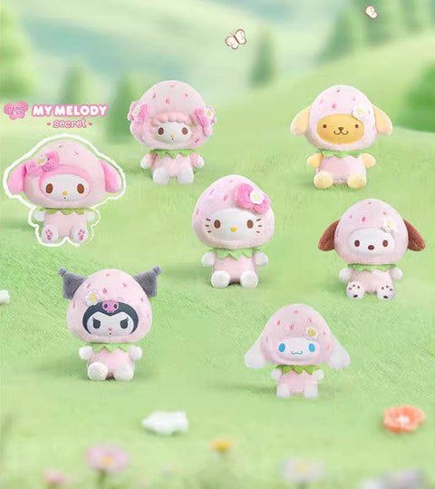 TopToy x Sanrio Strawberry Plushie Charm Blind Box Series
