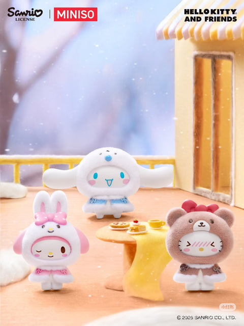Miniso x Sanrio Winter Coat Face Changing Pendant Blind Box Series