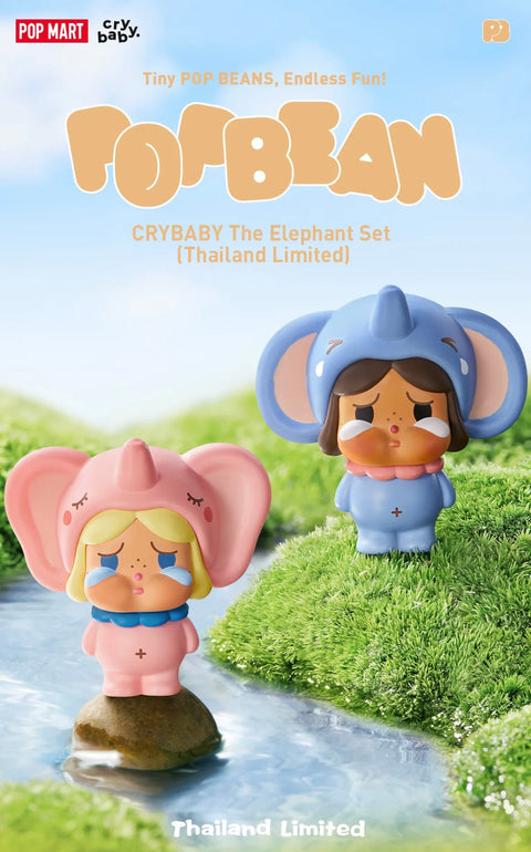 Popmart Cry Baby Elephant Thailand Exclusive Bean