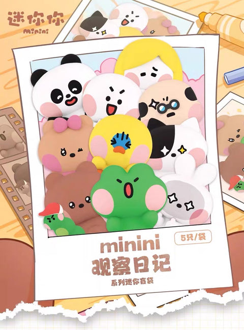 Minini Line Friends Miniature Blind Bag Series by HeyDolls