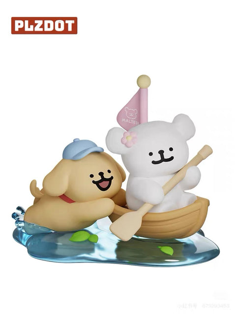 Plzdot x Maltese Line Dog Happy Outing Blind Box Series