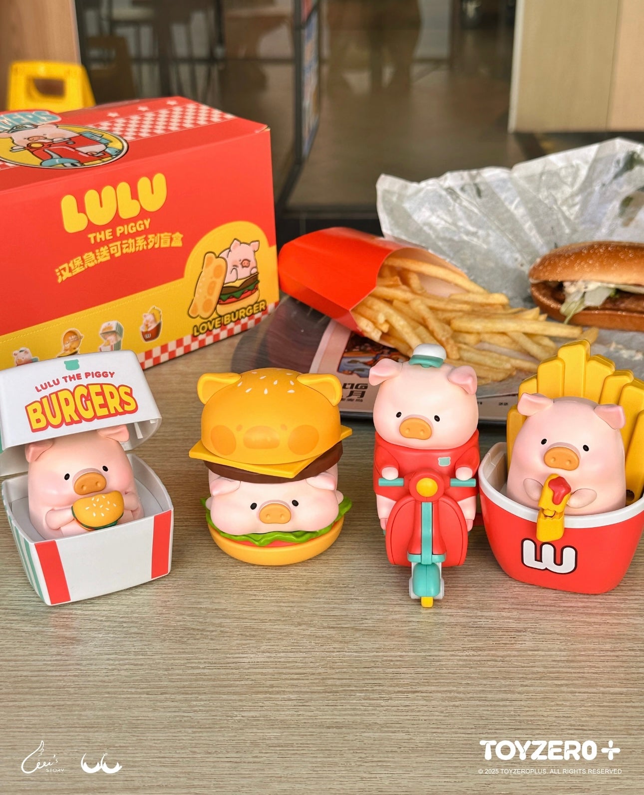 ToyZeroPlus x Lulu the Piggy Fast Foodie Blind Box Series
